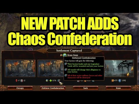 NEW PATCH - Confederation For WARRIORS OF CHAOS IS HERE! - Immortal Empires - Total War Warhammer 3