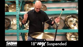 Video thumbnail for SABIAN HHX Suspended Cymbal 18 in. by Music & Arts
