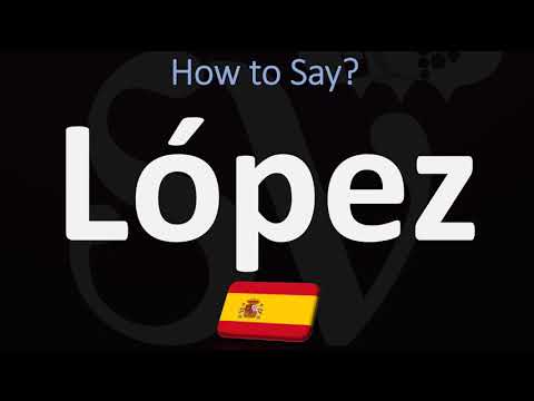 How to Pronounce López? | Spanish & English Pronunciation