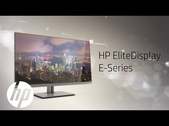 YouTube Video - HP EliteDisplay E-Series Monitors | HP Elite | HP