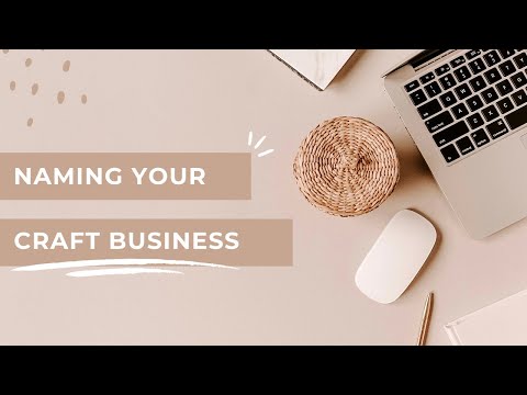 YouTube video about Craft Business Names
