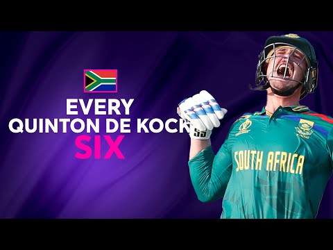 Every Quinton de Kock six at Cricket World Cup 2023