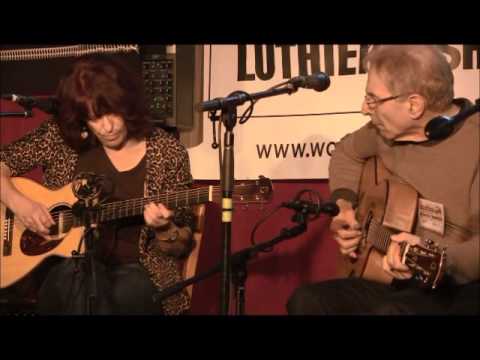 Elly Wininger and Happy Traum at the 2012 Woodstock Invitational Luthiers Showcase