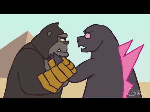 Godzilla x Kong Egypt fight