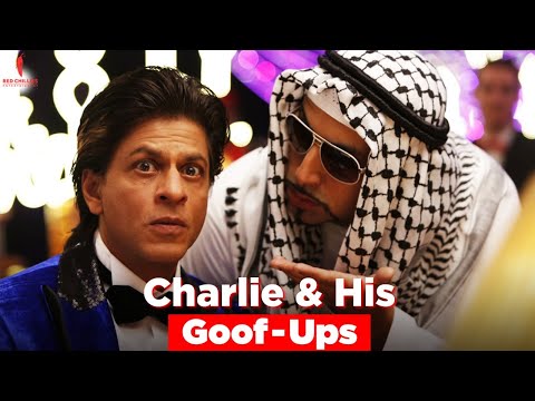 Charlie & His Goof Ups | Happy New Year  | Comedy Scenes | Shah Rukh Khan, Deepika Padukone