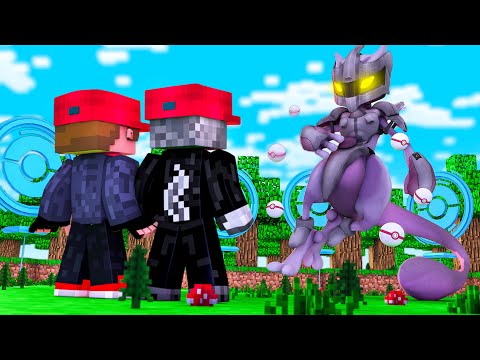 Minecraft : Pokemon GO #3 - MEWTWO DE ARMADURA FOI CAPTURADO?