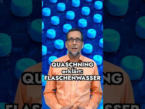 Quaschning erklärt: Trinkwasser aus der Flasche? 🙄 #trinkwasser #mineralwasser #leitungswasser