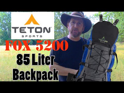 Teton Sports Fox 5200 | 85 Liter Internal Frame Backpack