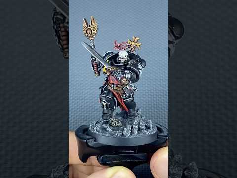 Black Templar Execrator painting process! #warhammer40k #warhammer #miniature #40k #tutorial #paint