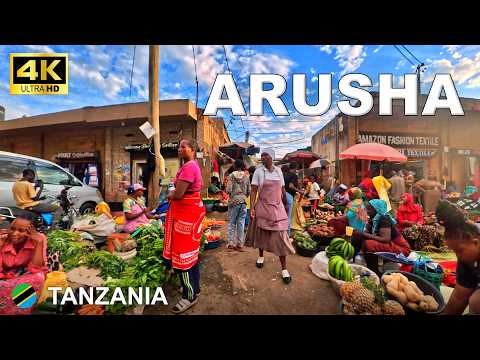 Arusha – Downtown on a Busy Friday Evening | Tanzania 🇹🇿 Dec 2025 [4K]