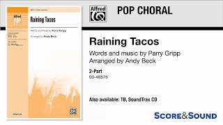 Raining Tacos 2 Part Choral Octavo Parry Gripp - roblox id number for 'it's raining tacos'