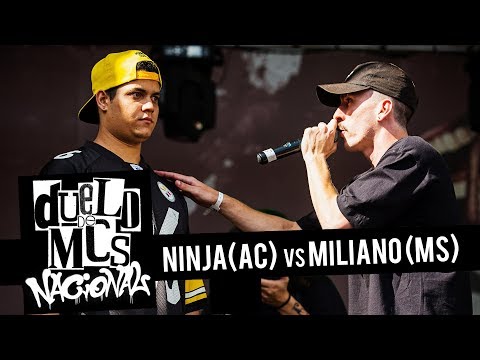 Ninja (AC) vs Miliano (MS) [1ª FASE] - Duelo de MCs Nacional 2018