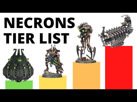 Codex Necrons Unit Tier List in Warhammer 40K - Strongest + Weakest Necron Datasheets