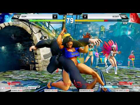 NLBC v.100 - Street Fighter V - Idom (Laura) vs Scoot (Ken) [1080p/60fps]