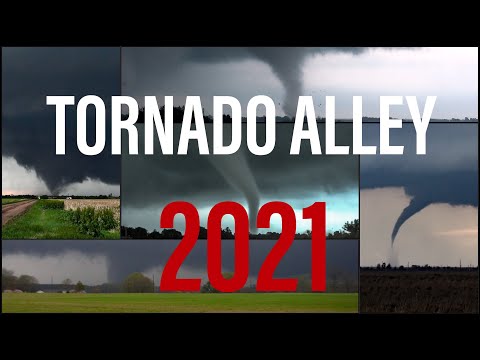 TORNADO ALLEY 2021 (4K) - Chasing Storms Across the US