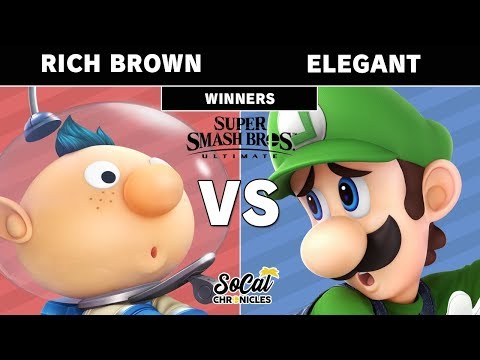Smash Ultimate Tournament - Elegant (Luigi) Vs. Rich Brown (Olimar) Singles Pools