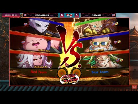Glitch Infinite Losers Semis - KELSO2TIMES Vs. Pigsad95 - Dragon Ball FighterZ