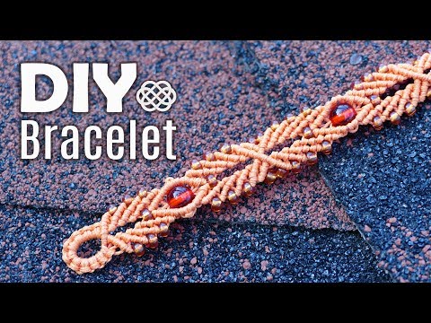 Spiral Macrame Patterns DIY Macrame Spiral Bracelets