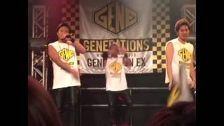 Evergreen english version GENERATIONS WORLD TOUR GENERATION EX final at Hongkong (2015.06.28)