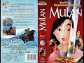 Walt Disney Mulan 1998 Bande Annonce Pub VHS 1999