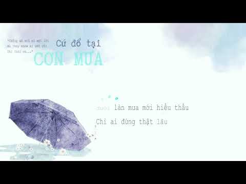 [BARITONE] - CỨ ĐỔ TẠI CƠN MƯA  - KARAOKE TONE NAM TRUNG