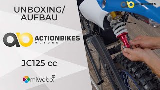 Aufbau: Dirtbike JC125 cc 🔧 | Aufbauvideo, Montage, Hilfe | Jugendcross | Crossbike | 125cc | Miweba