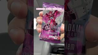 Lunch break rip-Gundam Steel Requiem #tcg #gundam #packopening #fyp #shorts #trending #letsgo #like