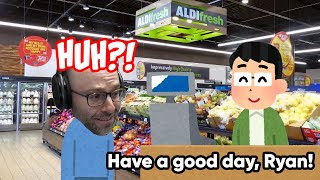 Northernlion encounters a viewer working at the supermarket