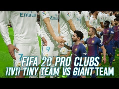 TALLEST Team vs SMALLEST Team | FIFA 20 11v11 Pro Clubs |