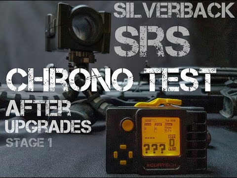 Silverback SRS chrono test after upgrade on .2 BLS bb Xcortech X3500