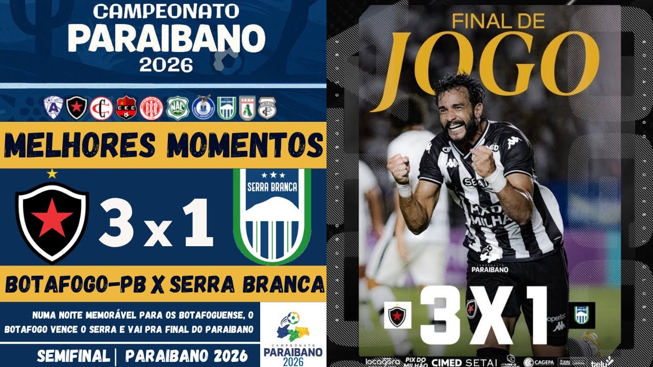 Botafogo PB vs Serra Branca EC Highlights