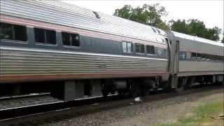 preview picture of video 'Amtrak 314 & 313 In Maplewood, MO 07.28.14'