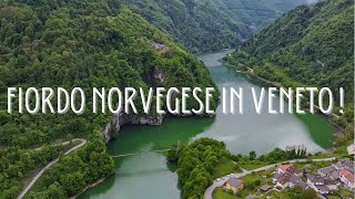 LAGO DI CORLO (FIORDO NORVEGESE DEL VENETO) Cosa vedere -FUMEGAI (URBEX) #Italy#drone#travel