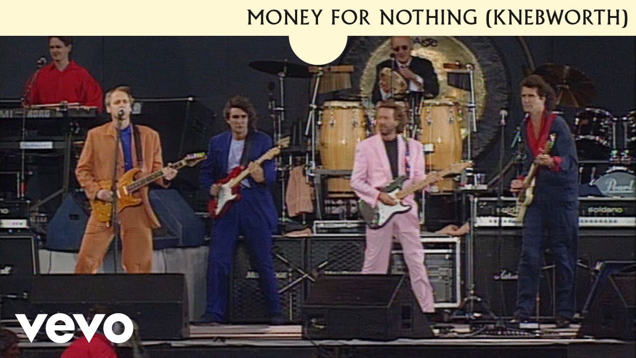 Dire Straits - Money For Nothing (Live At Knebworth) - YouTube