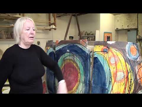 Sandy Brown building 39ft Ceramic Sculpture in Devon