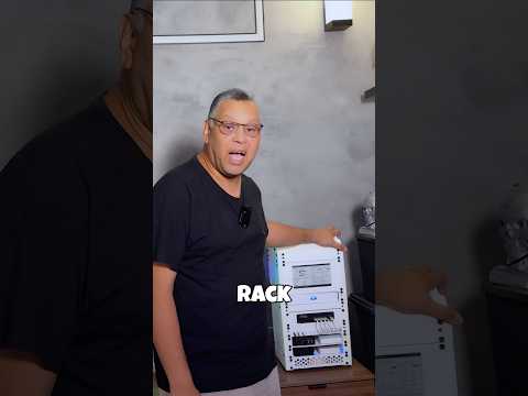 Meu Homelab Secundário impresso em 3D. O que achou? Comenta!!! #homelab #unifi #smartthings