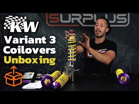 KW Suspensions Variant 3 Coilovers Unboxing