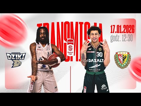 OBEJRZYJ NA ŻYWO 🔥 Dziki Warszawa - WKS Śląsk Wrocław | 17.01.2026 / 12:30