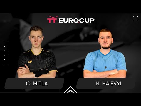 15:55 Oleksii Mitla - Nazarii Haievyi 14.09.2025  TT Euro.Cup Ukraine Master. TABLE 4