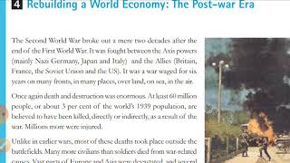 Rebuilding a world Economy: The Post - war Era