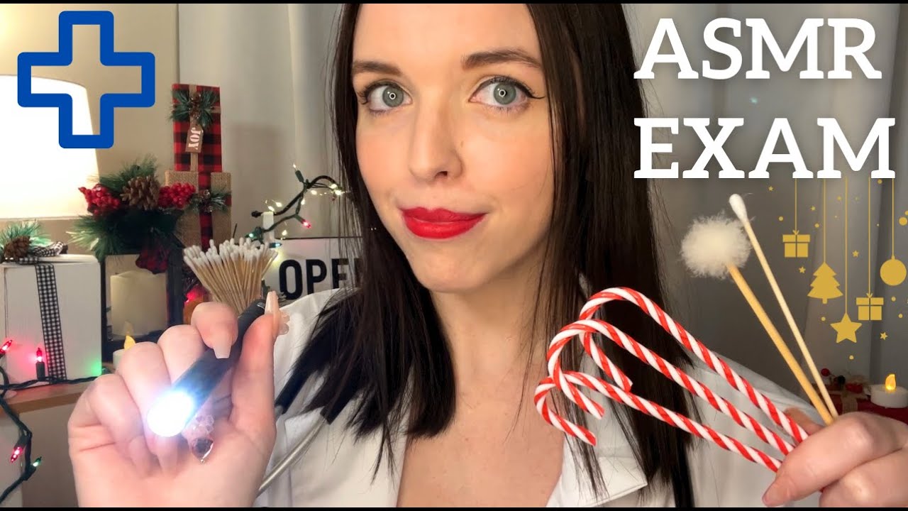ASMR Doctor Exam & Check Up / Christmas🎄Soft Spoken Roleplay, Personal Attention, Lights