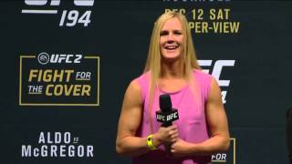 Holly Holm Q&amp;A - Can&#39;t Take My Eyes Off of You