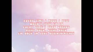 Back in love again-lyrics