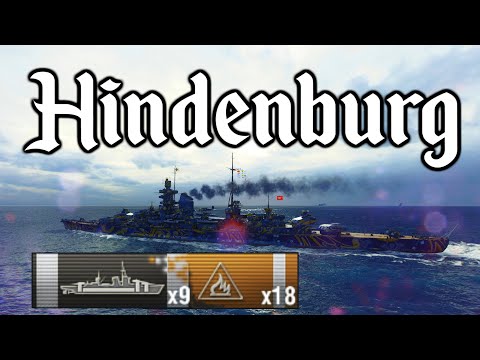 German heavy Cruiser: Hindenburg HE & AP in the MIX
