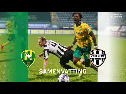 Samenvatting ADO Den Haag - vv Gemert | Amateurs van Gemert stunten tegen ADO Den Haag!?😳|KNVB Beker