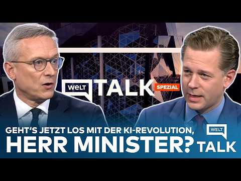 Video Thumbnail: DIGITALE ENTBÜROKRATISIERUNG: KI-Revolution ‒ Deutschland Taktgeber oder Getriebener? | WELT Talk