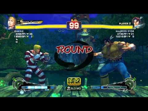SSF4 AE: Sasaki (Cody) vs KojiKOG (Hawk) - Ranked Match (720p HD)