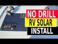 No Drill RV Solar Install