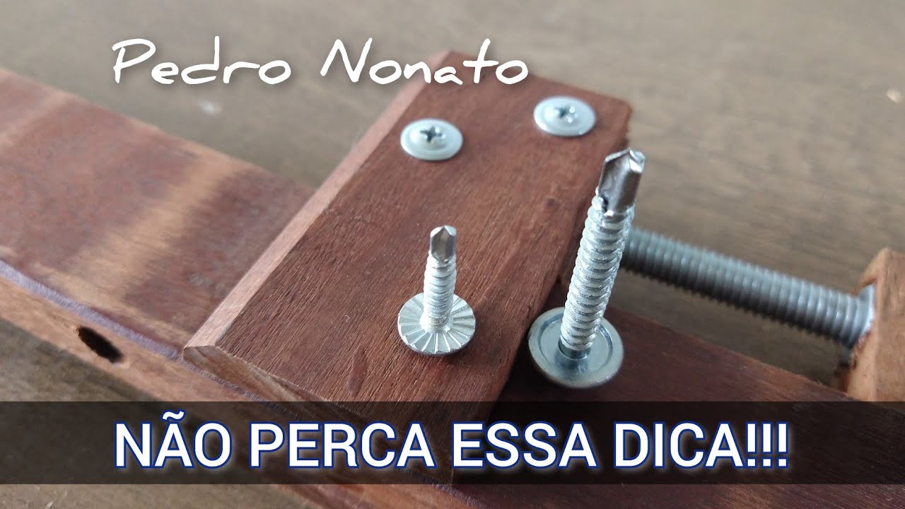 Parafuso brocante em madeira (ESSA DICA FAZ A DIFERENÇA). Woodworking