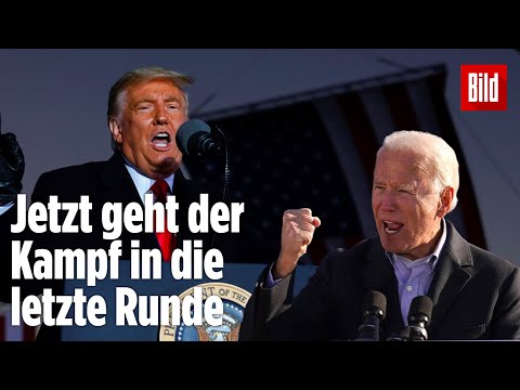 US-Wahlen 2020: Donald Trump holt nochmal gegen Joe Biden raus